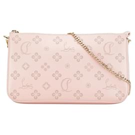 Christian Louboutin-Christian Louboutin Rubira Zip Chain Handbag-Pink