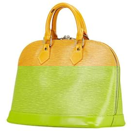 Louis Vuitton-Louis Vuitton Epi Alma Leather Handbag M52149-Yellow