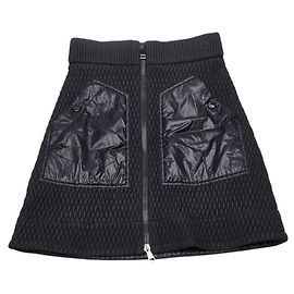 Gonna in nylon Moncler GONNA Blu navy