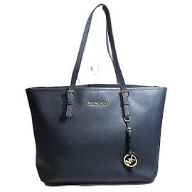 Michael Kors Leather Tote Bag 30S4GTVT2L Blue