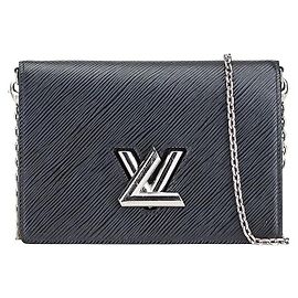 Borsa a tracolla in pelle Twist Louis Vuitton M68560 Nero