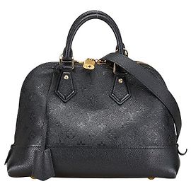 Bolsa 2 em 1 Louis Vuitton Monogram Empreinte Neo Alma PM M44832 Preto