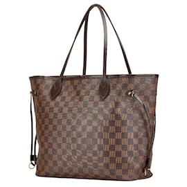 Louis Vuitton-Louis Vuitton Damier Neverfull MM Tote Bag Brown-Brown