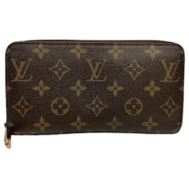 Louis Vuitton-Louis Vuitton Monogram Zippy Wallet M60017-Brown