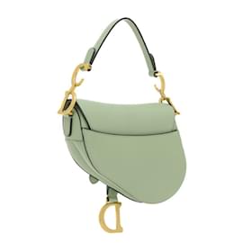 Christian Dior-Christian Dior Green Saddle Bag-Green
