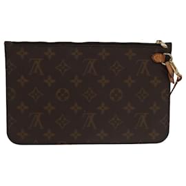 Louis Vuitton-LOUIS VUITTON Monogram Neverfull MM Pouch Accessory Pouch LV Auth 100584-Monogram