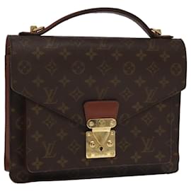 Louis Vuitton-LOUIS VUITTON Monogram Monceau 28 Hand Bag 2way M51185 LV Auth 100505-Monogram
