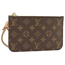 Louis Vuitton-LOUIS VUITTON Monogram Neverfull PM Pouch LV Auth 102186-Monogram