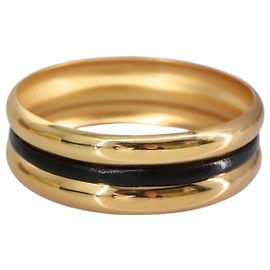LOEWE Bangle metal Gold Auth ar12961 Golden