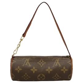 Louis Vuitton-LOUIS VUITTON Monogram Papillon Pouch LV Auth 100641-Monogram