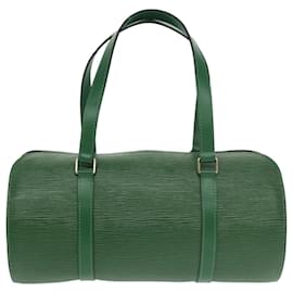 Louis Vuitton-LOUIS VUITTON Epi Soufflot Hand Bag Green M52224 LV Auth 101350-Green