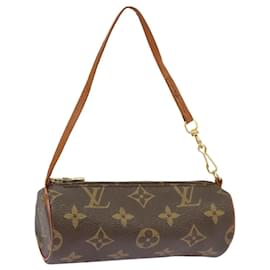 Louis Vuitton-LOUIS VUITTON Monogram Papillon Pouch LV Auth 100596-Monogram
