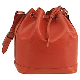 Louis Vuitton-LOUIS VUITTON Epi Noe BB Shoulder Bag Orange Pimon M40847 LV Auth 100483-Other,Orange