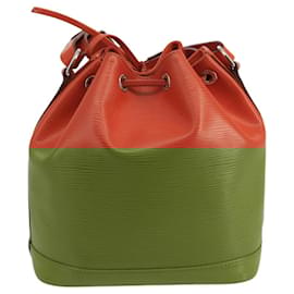 Louis Vuitton-LOUIS VUITTON Epi Noe BB Shoulder Bag Orange Pimon M40847 LV Auth 100483-Other,Orange