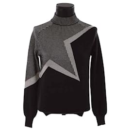 Thierry Mugler Wollpullover Schwarz