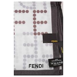 Fendi-Cotton square-Grey