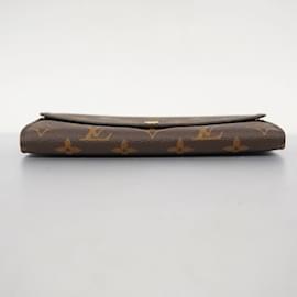 Louis Vuitton-Louis Vuitton Long Wallet Monogram Portefeuille Sarah-Brown,Red