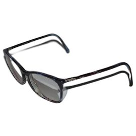Óculos Chanel com lentes graduadas de plástico Multicor