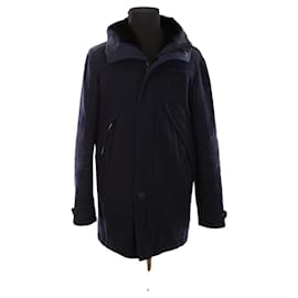 Autre Marque-Cotton coat-Navy blue