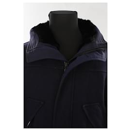 Autre Marque-Cotton coat-Navy blue