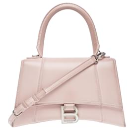 Balenciaga-BALENCIAGA Hourglass Leather Bag in Pink - 102269-Pink