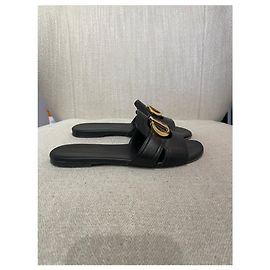 Sandali DIOR T.EU 35.5 Pelle Nero