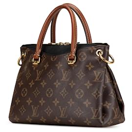 Louis Vuitton-Brown Louis Vuitton Monogram Pallas BB Satchel-Brown
