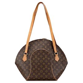 Louis Vuitton-Brown Louis Vuitton Monogram Ellipse GM Shopping Bag-Brown