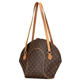 Louis Vuitton-Brown Louis Vuitton Monogram Ellipse GM Shopping Bag-Brown