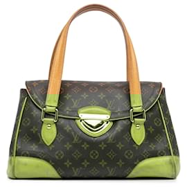 Louis Vuitton-Brown Louis Vuitton Monogram Beverly GM Shoulder Bag-Brown