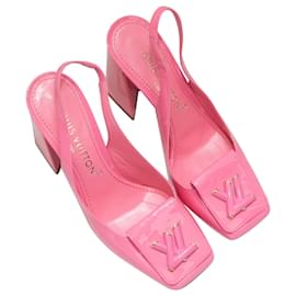 Louis Vuitton-LOUIS VUITTON Heels T.EU 37 Leather-Pink