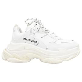 Balenciaga-BALENCIAGA Trainers T.EU 37 Leather-White