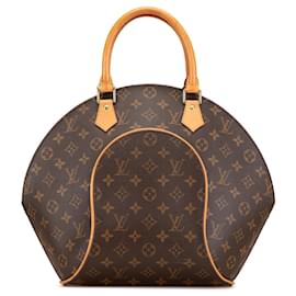 Louis Vuitton-Brown Louis Vuitton Monogram Ellipse MM Handbag-Brown