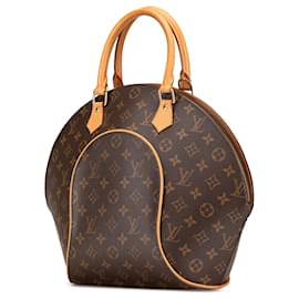 Louis Vuitton-Brown Louis Vuitton Monogram Ellipse MM Handbag-Brown