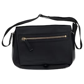 Tom Ford-Tom Ford Buckley Messenger Bag in Black Leather-Black
