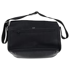 Tom Ford-Tom Ford Buckley Messenger Bag in Black Leather-Black