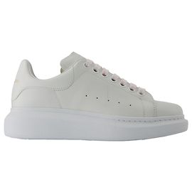 Oversize Sneakers - Alexander McQueen - Leder - Weiß Weiß