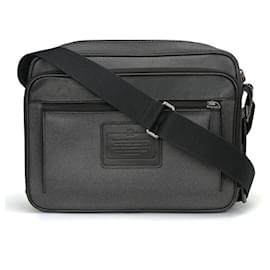 Coach-Coach F71409 PVC Leather Shoulder Bag-Black