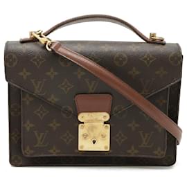 Louis Vuitton-Louis Vuitton Monogram Monceau 26 Handbag-Brown