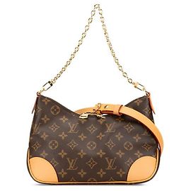 Louis Vuitton Boulogne NM Chain Handbag M45832 Brown