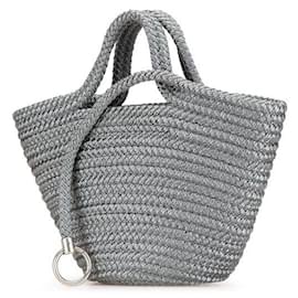 Balenciaga-Balenciaga Ibiza Small Canvas Handbag 2WAY-Grey