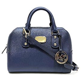 Borsa a tracolla piccola Michael Kors 35S3GSAS1L Blu