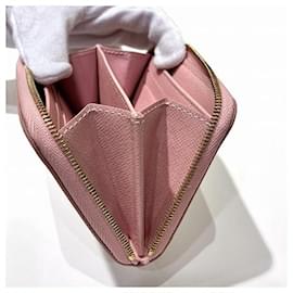 Louis Vuitton-Louis Vuitton Damier Azur Zippy Coin Purse N60229-Beige