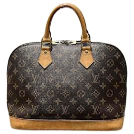 Louis Vuitton-Louis Vuitton Alma PM Monogram Handbag M51130-Brown