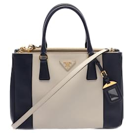 Prada-Prada Saffiano Lux Galleria Handbag B2274C-White