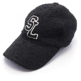 Yves Saint Laurent Saint Laurent Paris Wool Cap Black
