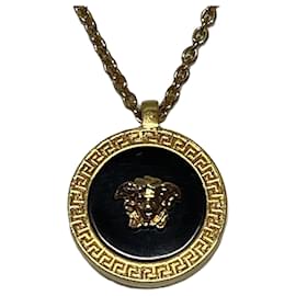 Versace-Versace Medusa Pendant Necklace-Golden