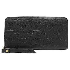 Louis Vuitton-Louis Vuitton Zippy Wallet M61864 Monogram-Black