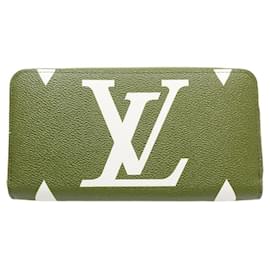 Louis Vuitton-Louis Vuitton Zippy Wallet Monogram Khaki-Green