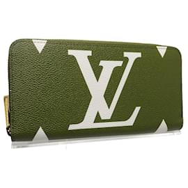 Louis Vuitton-Louis Vuitton Zippy Wallet Monogram Khaki-Green